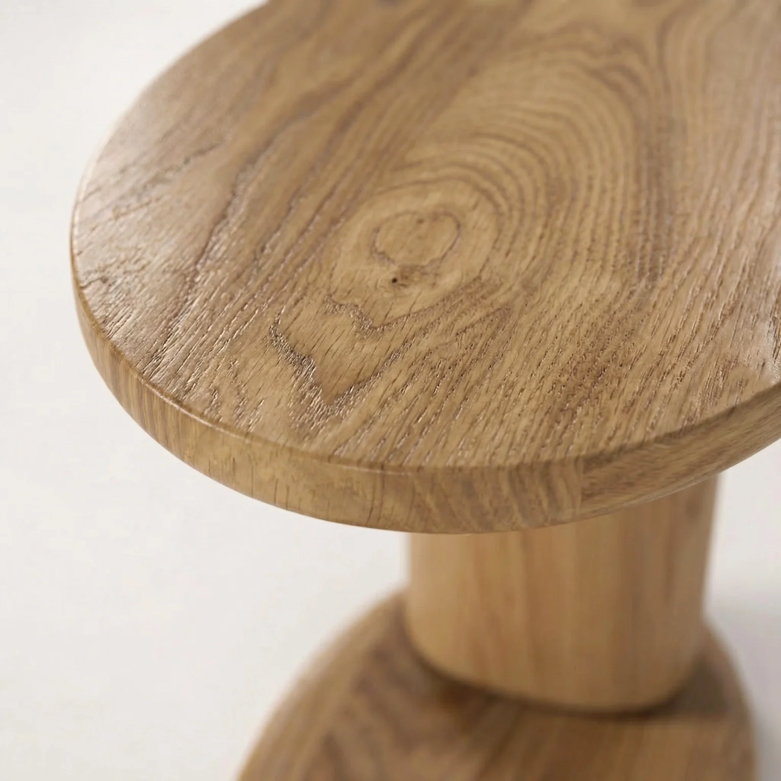 mesa auxiliar roble macizo