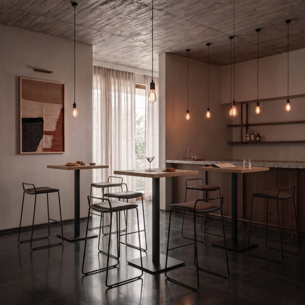 RIVA Square High Table by Studio Tablas