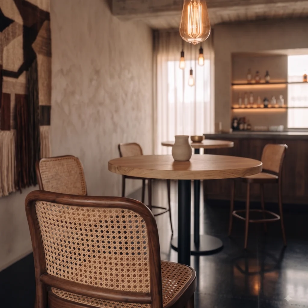 RIVA Round High Table by Studio Tablas