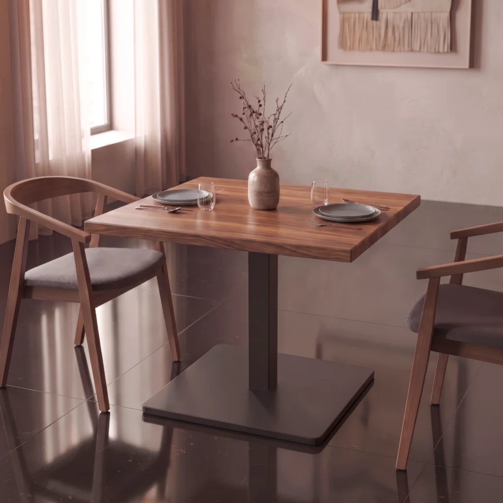 RIVA Square Dining Table by Studio Tablas