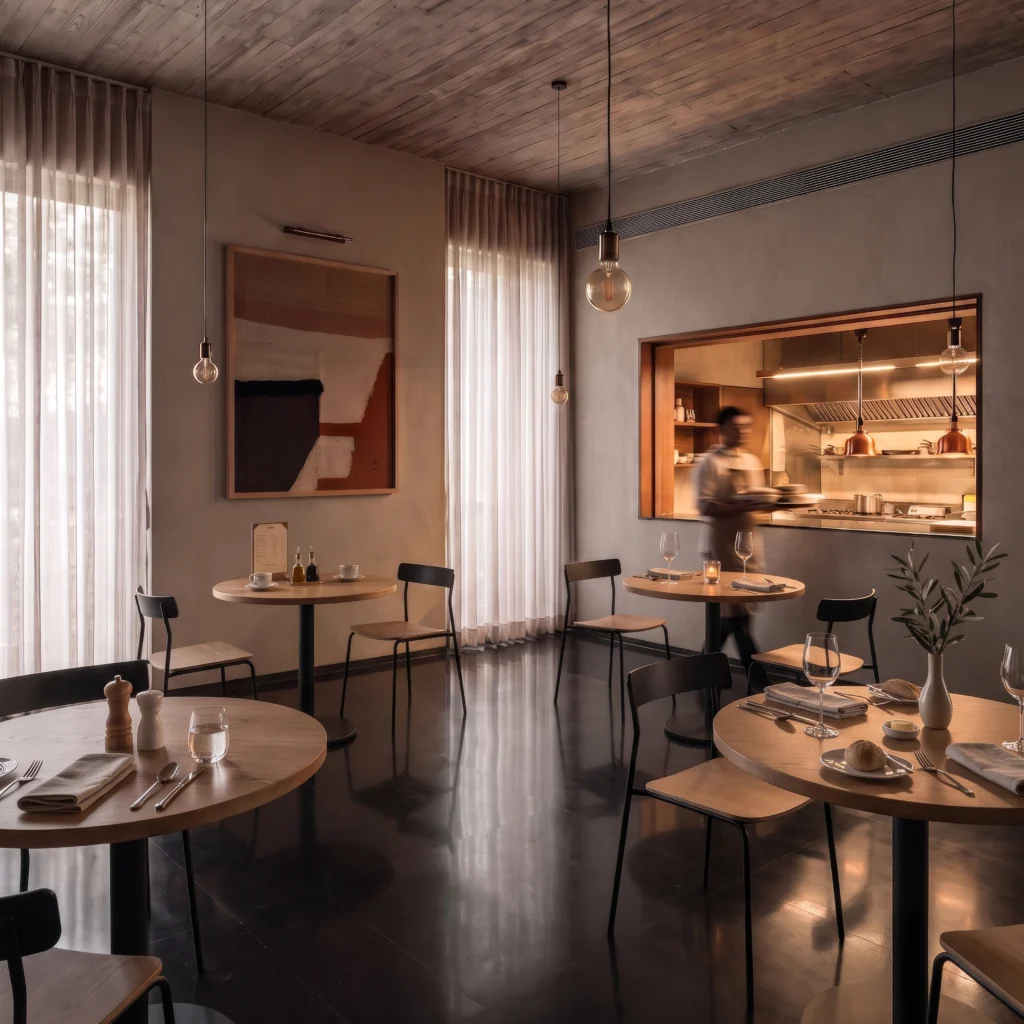 RIVA Round Dining Table by Studio Tablas